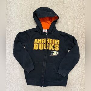 Anaheim Ducks Kids Black Hoodie